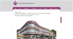 Desktop Screenshot of endokrinologie-bremen.de